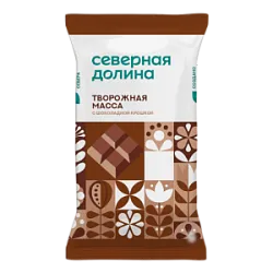 Творож. масса Особая с сах. шок. крошка флоупак 23% 180г Северная долина БЗМЖ