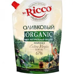Майонез Mr.Ricco  67% Оливковый Extra Virgin 800 мл