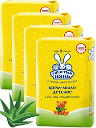 Мыло-крем Ушастый Нянь дет.90г Алоэ