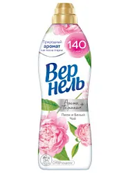 Кондиционер для белья Вернель Арома+Пион и Белый чай 870мл