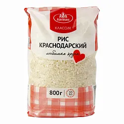 Крупа Рис краснодарский 800г Агро-Альянс
