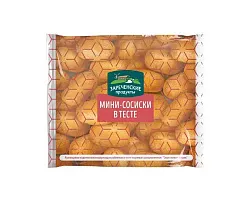 Мини-сосиски в тесте  300г (9) Зареченские