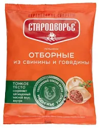 Пельмени Отборные из свинины и говядины зам. 430г Стародворье заморозка