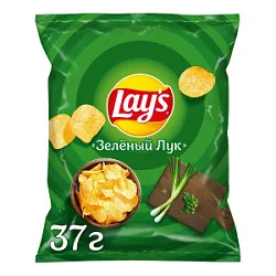 Чипсы Лейз зеленый лук 37г