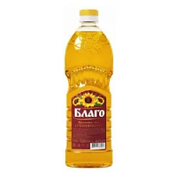 Масло подсолнечное нераф. Благо 0,65л