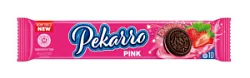 Печенье Pekarro pink с какао с клубничной начинкой и взрывной карамелью 95г