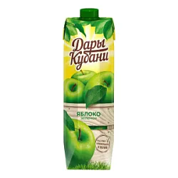 Сок Дары Кубани яблочный осветл. 0,95л