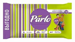 Салфетки влажные Универсал д/всей семьи Антибак 100шт PARLO