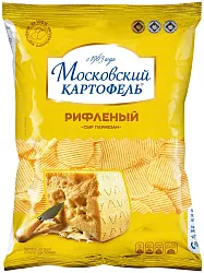 Чипсы Московский картоф.рифл.со вк.сыра пармезан 120г