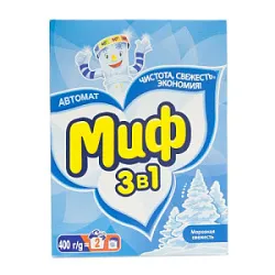 Стиральный порошок Миф Морозная свежесть ручн. 400г