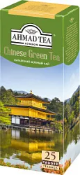Чай Ahmad Tea Китайский зеленый пак.с ярл.  25х1,8г