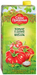 Сок томатный  с солью с мякотью восст. Сады Придонья 2л