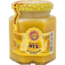 Мед натуральный цветочный 250г шестигранник ст/б Пчела Маня
