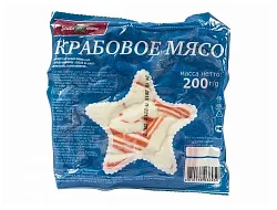 Крабовое мясо "Stella di mare" 200г заморозка