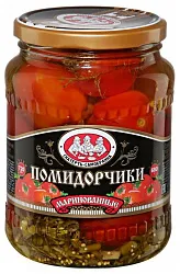 Консервы овощные Помидорчики маринованные 720г Скатерть-Самобранка ст/б