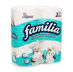 Полотенца бумажные Familia 2сл 2рул