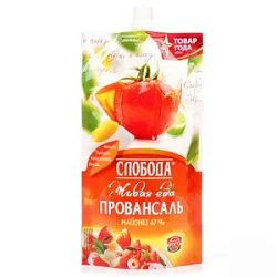 Майонез Слобода Провансаль 67% 200мл