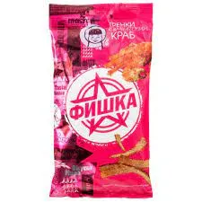 Гренки Фишка со вкусом камчатского краба 120г