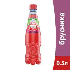 Напиток безалкогольный Калинов родник Морсовые ягоды Брусника н/газ 0,5л