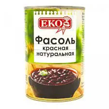 Консервы овощные Фасоль ЕКО красная с/с 400- 420г ключ Россия