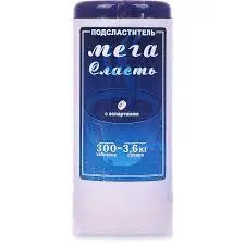 Подсластитель МегаСласть аспартам 300табл дозатор (блок12)