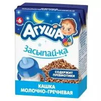 Каша 2,7% молочная Агуша злаковая груша-банан 200гБЗМЖ